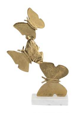 现代简约创意蝴蝶桃花摆件