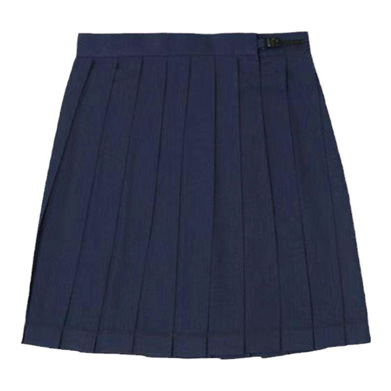 原创不良jk制服裙短裙黑色绀色灰色学生半身裙百褶裙毕业班服长裙