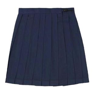 原创不良jk制服裙短裙黑色绀色灰色学生半身裙百褶裙毕业班服长裙