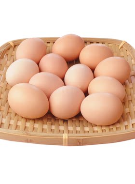 精选60g大个谷物鲜鸡蛋虫草农家散养柴鸡蛋大蛋新鲜农场买菜五谷