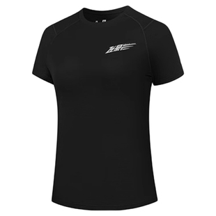 乔丹飞影跑步速干短袖T恤女士2026夏季新款运动吸湿透气舒适上衣