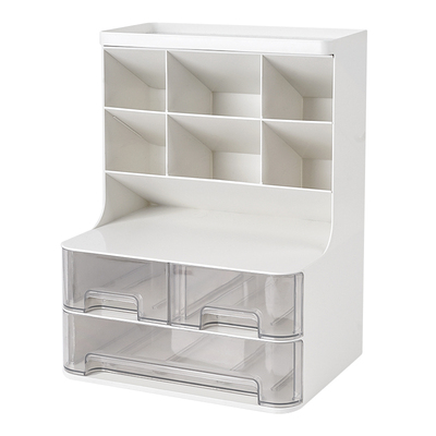 【桌面整理神器】双层抽屉式笔筒