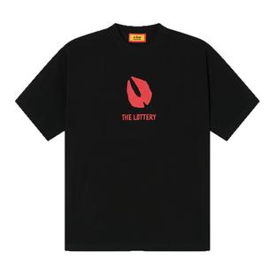 AFGK×乐透人生 马思唯专辑周边基础蹄印短袖T恤夏季国潮复古体恤