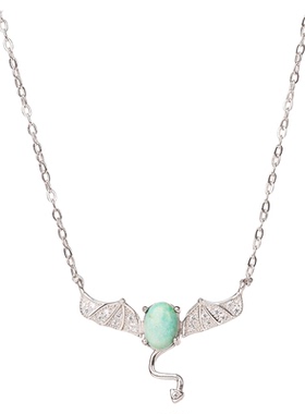 小恶魔绿松石项链|小众高级