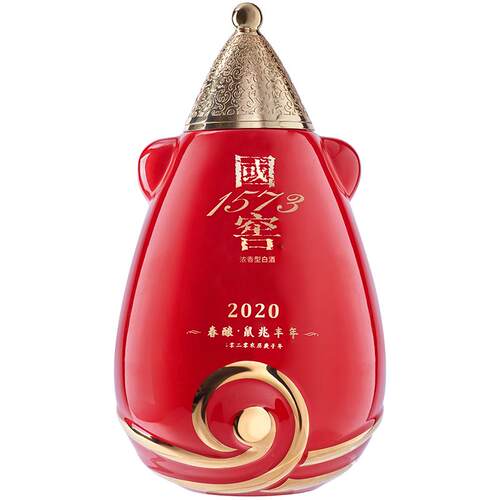 【2020封藏大典】国窖1573官方旗舰店春酿白酒生肖鼠年酒55度1.5L