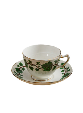 咖啡杯田园风复古客厅桌面装饰