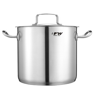 BFW家用大汤锅汤煲汤桶米桶米缸加深加厚304不锈钢22/24/26/28CM