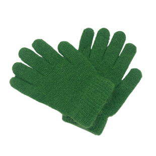 冰岛真兔毛针织手套男女冬季ins亲子可爱纯色儿童保暖毛线手套潮