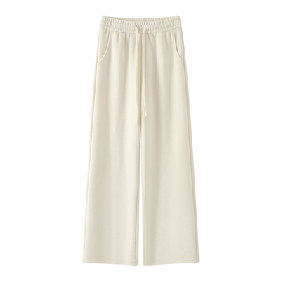 毛巾糯米裤女秋冬季复古宽松显瘦