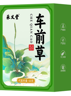 车前草茶包干货搭野生药中正品新鲜尿酸茶高泡水喝材降酸袋泡茶