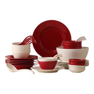 喜庆餐具新婚订婚结婚礼物送新人碗盘碟套装家用2025新款乔迁餐具