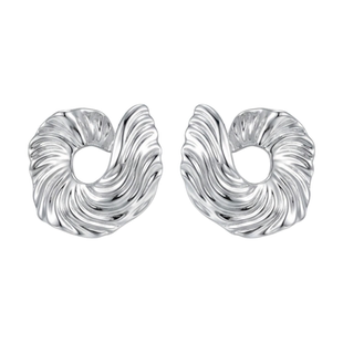 Gloire/古名S925银日韩耳环耳饰冷淡气质手工设计师款大款