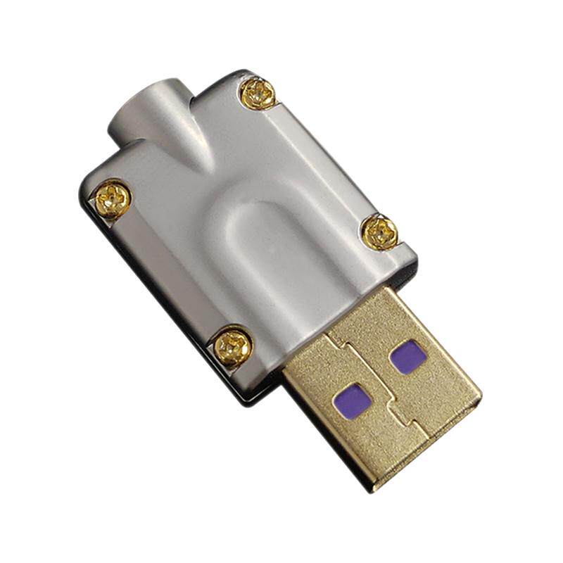 usb镀金插头畅圣金属外壳