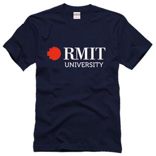 RMIT墨尔本皇家理工大学T恤留学生纪念品短袖夏季宽松青少年校服