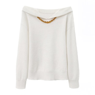 画子行山水《神情柔美》原创质量精梳棉羊绒毛衣三色时髦春减龄#