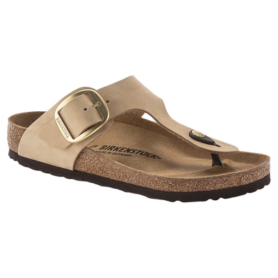 BIRKENSTOCK勃肯绒面革夹趾拖鞋