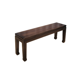 全实木榫卯凳子新中式长条凳1.2米家用餐凳卧室床尾凳茶凳换鞋凳