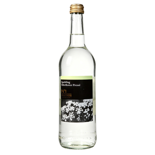 waitrose接骨木花风味气泡水英国原装进口碳酸饮料夏季冰爽饮品