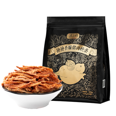 蔡澜香脆肉松条零食高蛋白非油炸