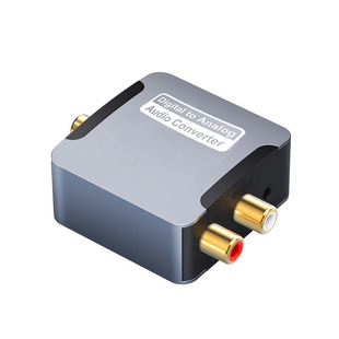 同轴音频转换器光纤数字spdif转3.5电视接音响线适用海信小米创维