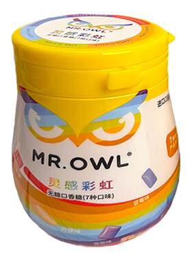 强薄荷凉韩国接吻糖猫头鹰先生
