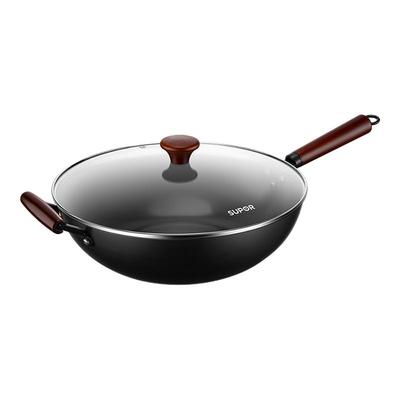 苏泊尔FC36AJ2精铁锅家用燃气灶适用炒锅平底炒菜锅(不带副把手）