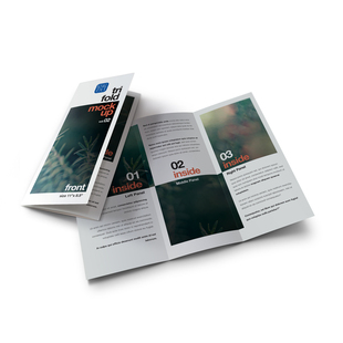 折页印刷公司企业画册说明书宣传单小册子设计订制作做三折页定制