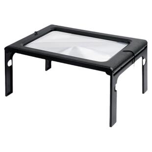 台式放大镜老人阅读专用桌面挂脖式多功能带灯USB外接电源高清3倍