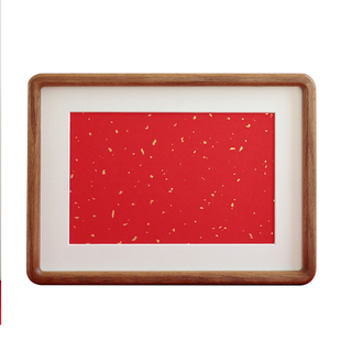 自己写婚书空白书法圆角实木相框摆台摆件婚庆挂件礼物装饰画DIY