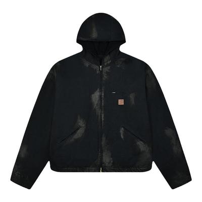 ProjectGR泥染皮标工装夹克外套