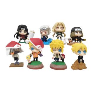 Q版蚊香眼8款火影鸣人博人卡卡西千手扉间纲手摆件动漫钥匙扣礼物