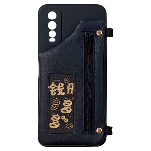 福满满钱多多适用OPPOReno15手机壳A6x创意零钱包A97/A58x/A57/A55硅胶保护软壳R17带斜挎背绳子A5pro防摔K13