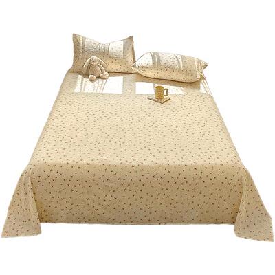 韩式碎花双层纱床单单件2025新款