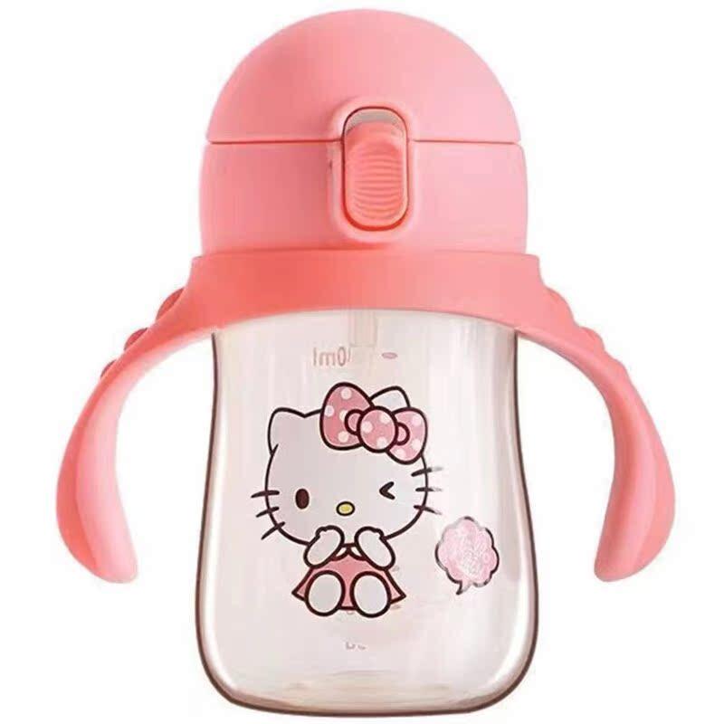 凯蒂猫幼儿宝宝PPSU可爱吸管杯子