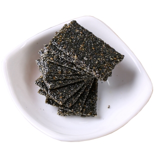 浙江老字号杭州特产法根黑麻酥糖手工薄脆黑芝麻片黑色食品芝麻片