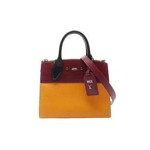 中古LV路易威登女包B级9新steamer牛皮斜挎包橘色百搭高级感RECLO