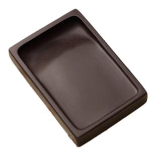 肇庆端砚 带盖4寸/5/6.5寸方形端砚原石砚台 初学者学生练习墨池