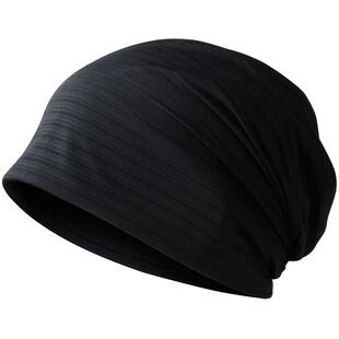 帽子女士春夏季薄款休闲套头帽男透气光头化疗跑步帽月子帽包头巾