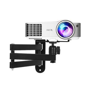 投影仪壁装壁挂折叠支架适用爱普生明基极米松下爪盘托盘款万向云台床头墙装托架家用多种投影机型号孔位安装
