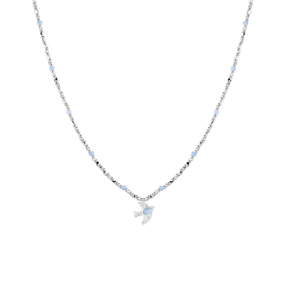 ARSIS小森林飞鸟项链碎银子