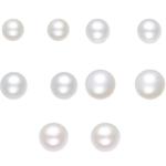 周六福淡水珍珠耳钉女S925银耳饰耳针高级优雅简约送女友节日礼物