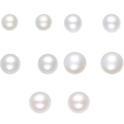 周六福淡水珍珠耳钉女S925银耳饰耳针高级优雅送女友新年礼物