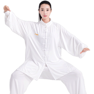 李宁太极服女2025新款秋季八段锦练功服男武术高端表演比赛太极服