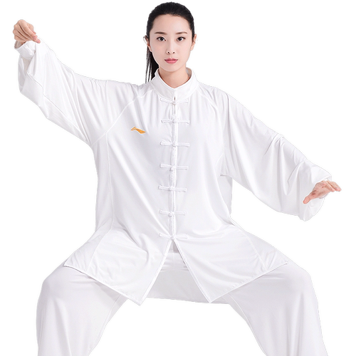 李宁太极服女2026新款夏季薄款八段锦练功服男高端表演比赛太极服