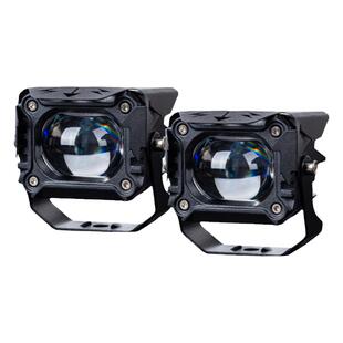 电动车灯超亮led大灯摩托车射灯强光灯外置透镜铺路灯改装辅助灯