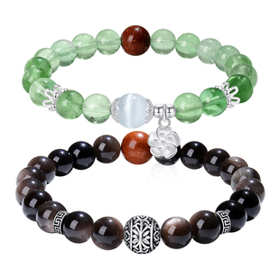 PARAS KORS 925银手链 【秋上新】派热 莫离白首情侣手串小众时尚