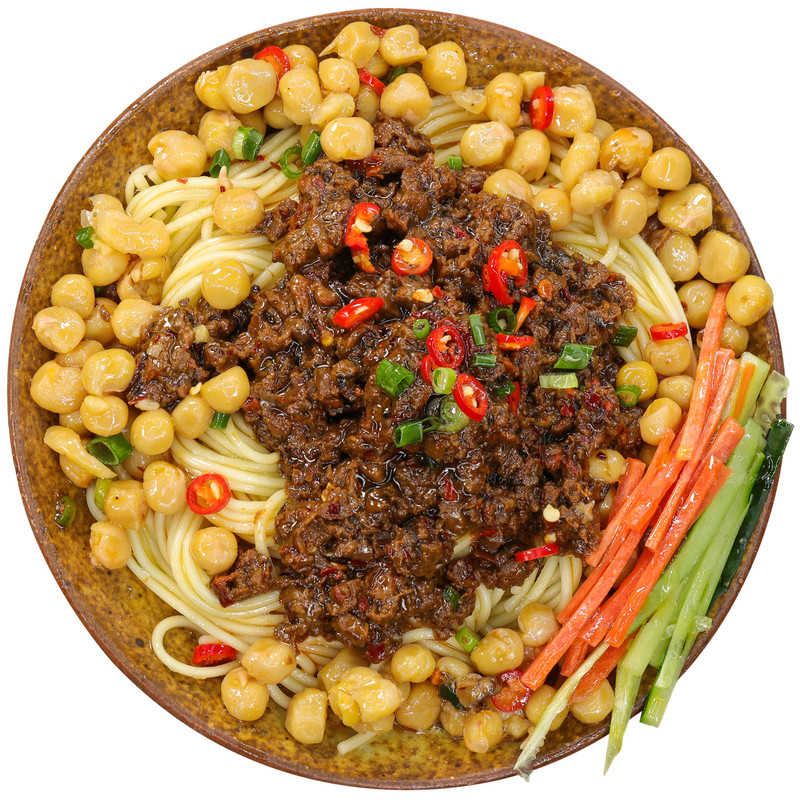 香菇豌杂面便捷速食解馋饱腹不腻