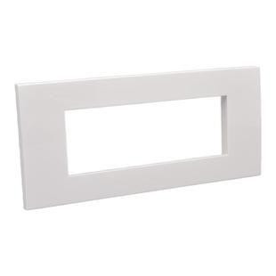 118型墙壁开关插座面板 中号空位信息面板三位白板多媒体组合面板