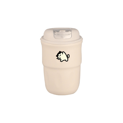 保温杯简约316不锈钢简约翻盖杯