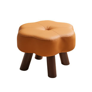 家用矮凳创意异形小凳子玄关简约换鞋凳客厅沙发茶几边软包小凳